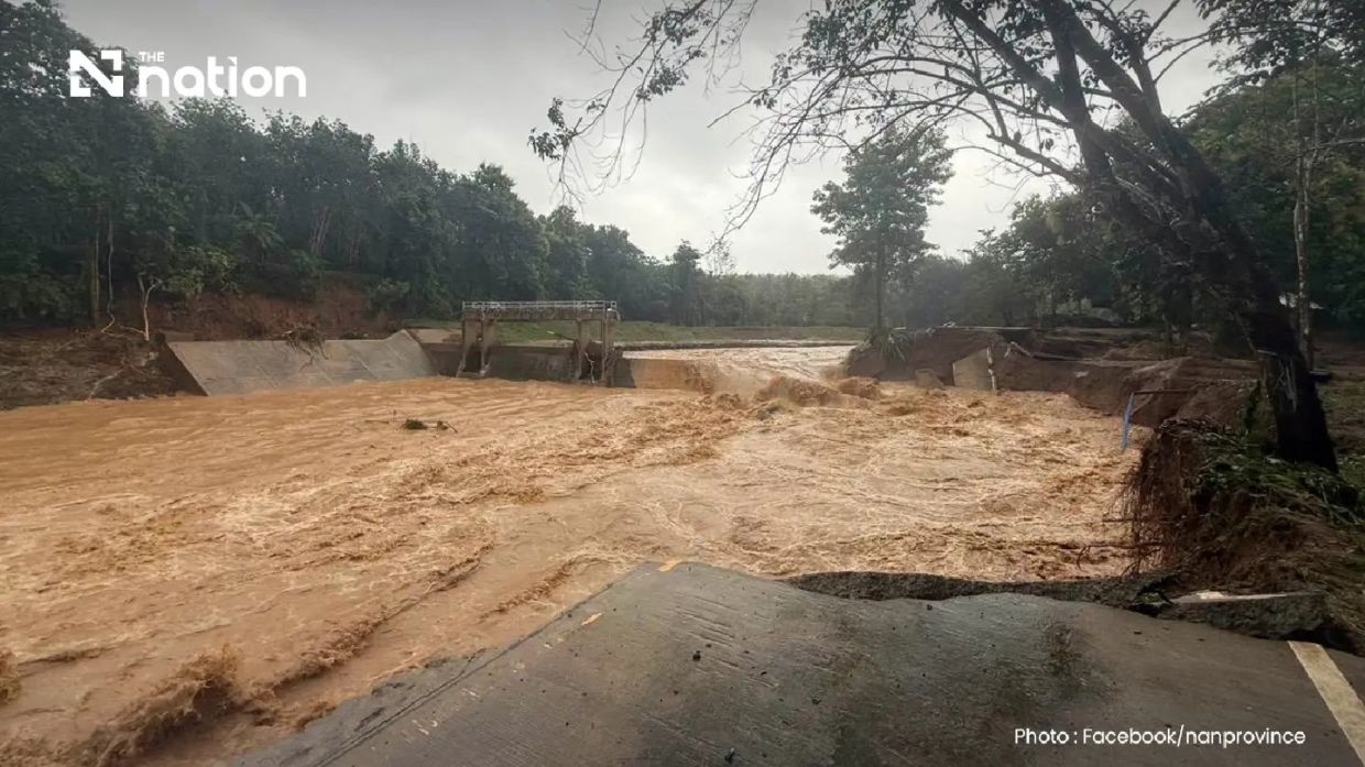 Flash floods devastate northern Thailand as over 110mm rainfall triggers landslides and road closures