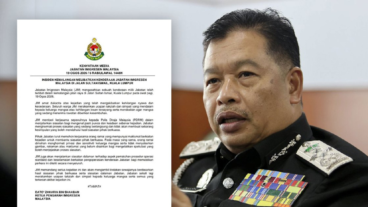 Immigration Department launches internal probe after fatal Jalan Sultan Ismail accident