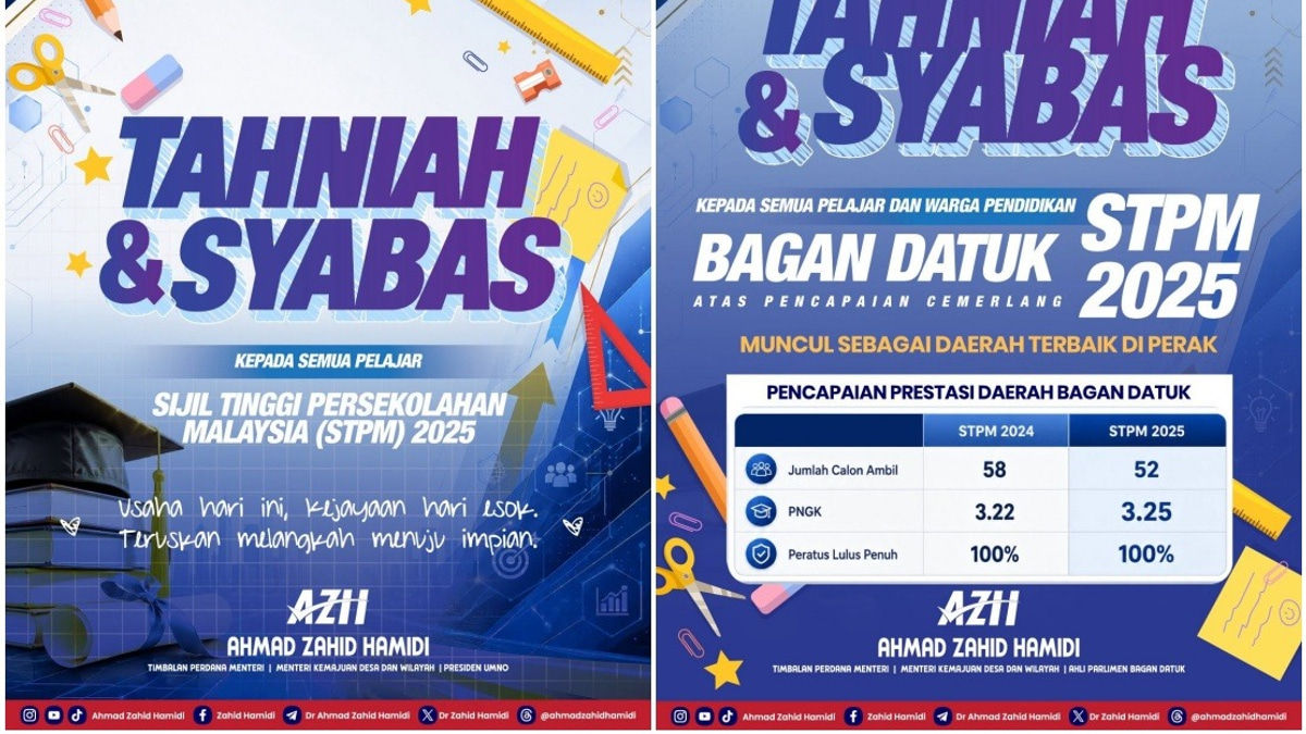 Bagan Datuk Tops Perak in STPM 2025 as National Results Show Improvement