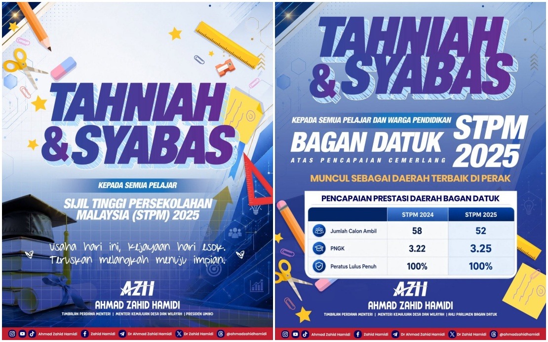 Bagan Datuk Tops Perak in STPM 2025 as National Results Show Improvement