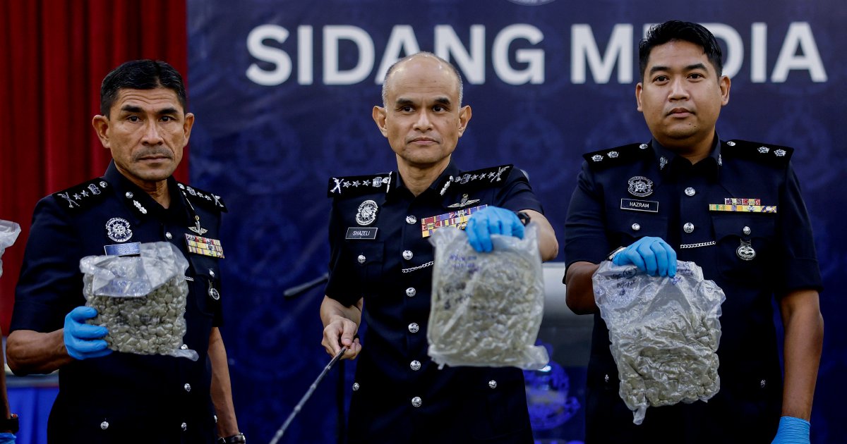 Police Intercept RM19.8 Million Cannabis Shipment Bound for Europe at KLIA; Seven Arrested